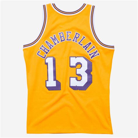 Wilt Chamberlain 1970-71 Home Swingman Jersey - LA Lakers