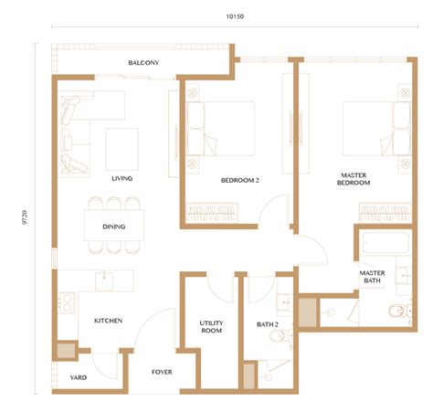 Bangsar_Hill_Park-Floor_Plan-Type_2A1 | New Launch Property | Condo ...