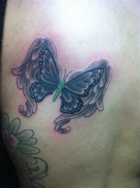 Butterfly Angel tattoo | Butterfly tattoo designs, Mom tattoos, Tattoos