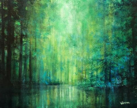 Pin by Defalcoalyssa on Door painting ideas in 2021 | Green paintings ...