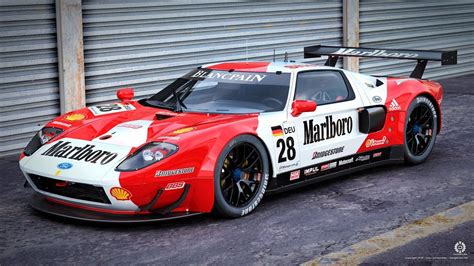 Marlboro Ford GT-R by dangeruss.deviantart.com on @DeviantArt | Ford gt ...