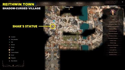 Shar Statue Plaques Puzzle in Reithwin Town | Shadow-Cursed Village | Baldur’s Gate 3 – GAMERPILLAR