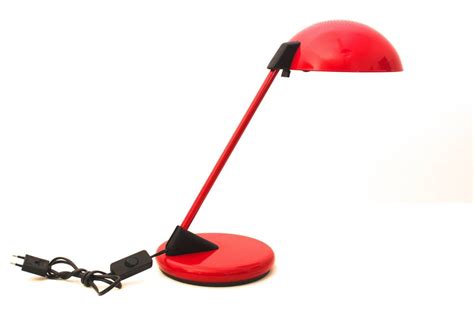 Red Mid Century Modern Vintage Desk Lamp by Lightolier, USA, circa 1970 For Sale at 1stDibs ...