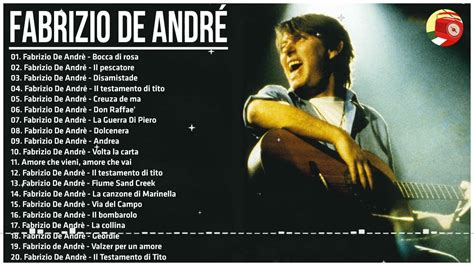 Fabrizio De Andrè Greatest Hits - il meglio di Fabrizio De Andrè - The best of Fabrizio De Andrè ...