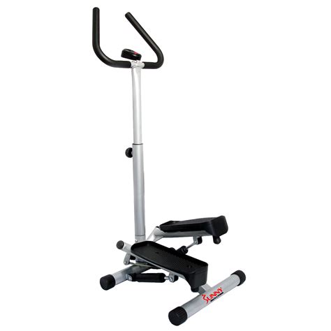 Sunny Health & Fitness Twist Stepper Step Machine w/Handle Bar and LCD Monitor - NO. 059 ...