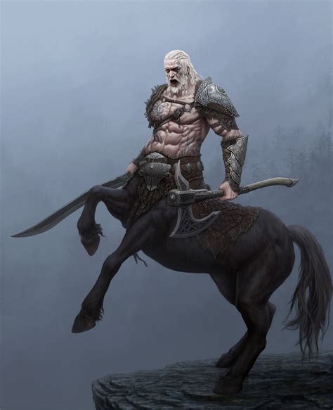 ArtStation - Centaur, G-D song | Fantasy character design, Centaur, Character art