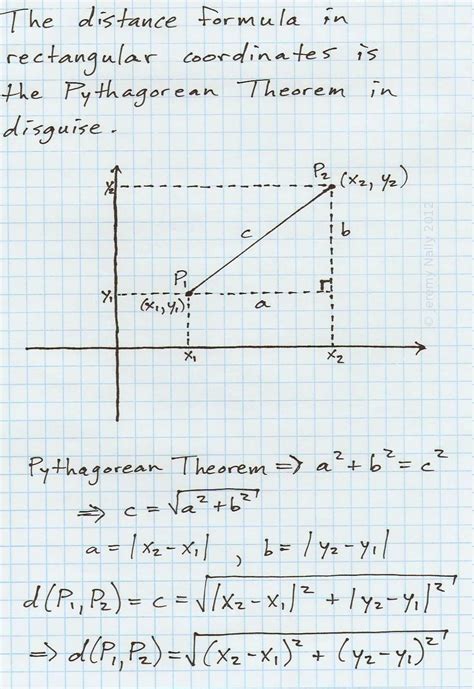 Coordinate Geometry Distance Formula