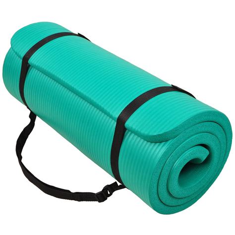 Balancefrom 1 inch Yoga Mat Green-BFGC-AP1GR - The Home Depot