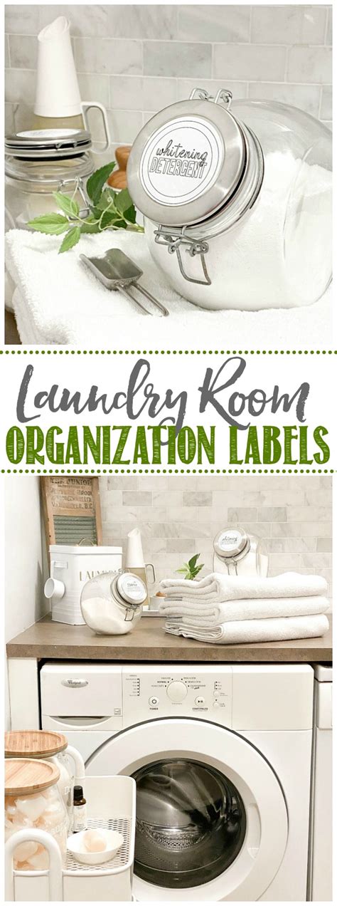 DIY Laundry Room Labels on Cricut Joy - Clean and Scentsible