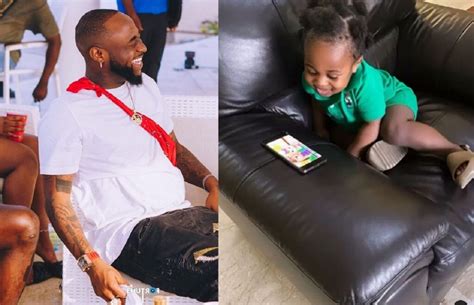 Davido shares video of himself playing with son Ifeanyi despite rumours ...