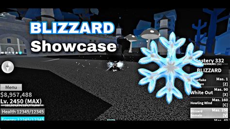 Blizzard Showcase! (Blox Fruits) - YouTube