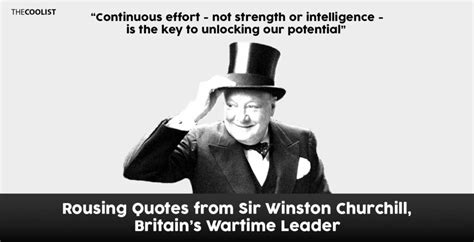 Rousing Quotes from Sir Winston Churchill, Britain's Wartime Leader