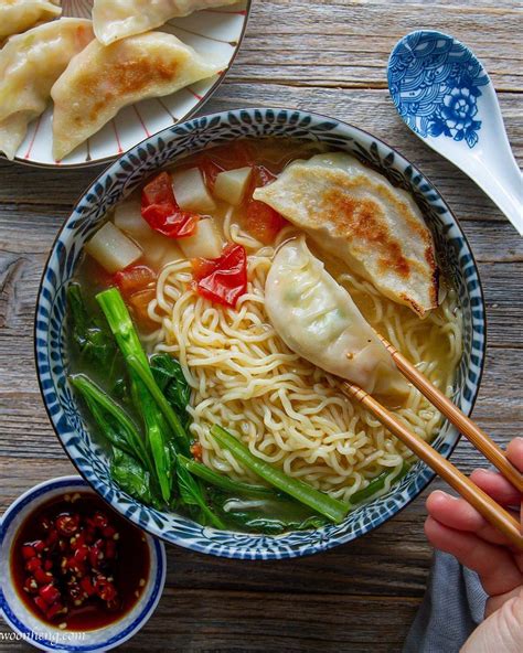 Flavorful Dumpling Noodle Soup (+ VIDEO) | Recipe | Cooked vegetables, Recipes, Vegetable seasoning