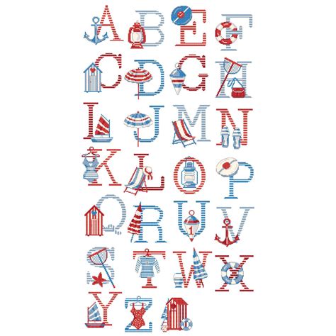 The Marine Alphabet Chart - Etsy