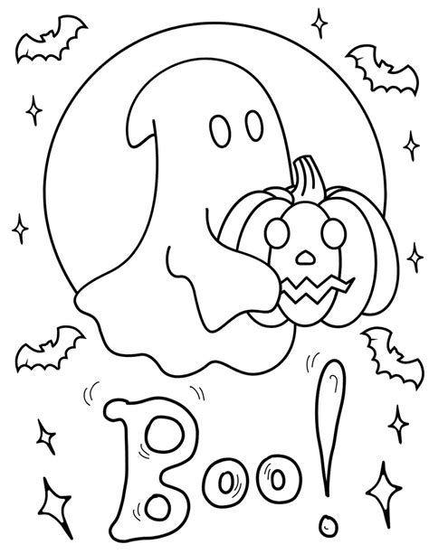 Halloween Coloring Pages For Witch Spooky Pumpkin | ubicaciondepersonas ...