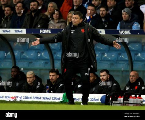 Leeds United manager Paul Heckingbottom Stock Photo - Alamy