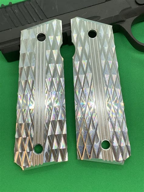 Aluminum 1911 Pistol Grips - Cut YOU Diamonds - EWD Designs