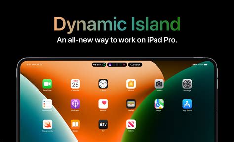 Concept Imagines iPhone 14 Pro's Dynamic Island on iPad - MacRumors