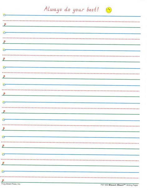 First Grade Printable Lined Paper | Lined Paper | just lines writing paper | Pinterest | School ...