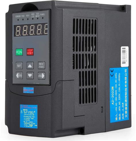 Huanyang CNC VFD Variable Frequency Drive Controller 110v input 220v Output 1.5kw 2hp Inverter ...