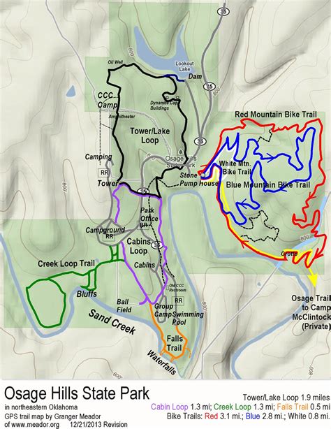 Osage Hills State Park Trail Map | Granger Meador | Flickr