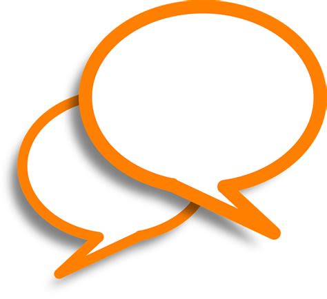Free vector graphic: Speech Bubbles, Comments, Orange - Free Image on ...