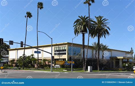 ANAHEIM, CALIFORNIA - 31 MAR 2021: the Anaheim Central Library Building ...