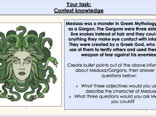 Medusa - Carol Ann Duffy | Teaching Resources