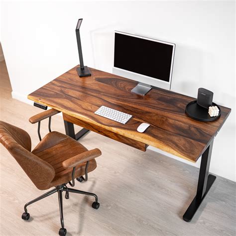 Ergonomic Walnut Standing Desk - Elevate Your Workspace