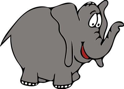 Elephant Gray · Free vector graphic on Pixabay