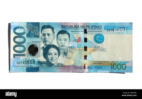 Front Side Of 1000 Peso Bill Of The Philippines Stock Photo, 43% OFF