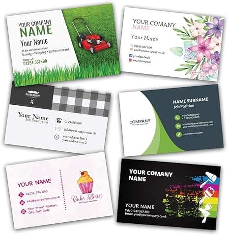 Amazon.co.uk: Personalised Business Cards