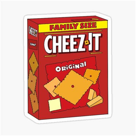 Cheez It Stickers | Redbubble