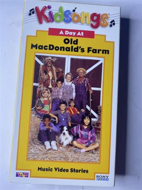 KIDSONGS A DAY At Old MacDonald’s Farm VHS Video Tape Kids Sing Along Songs RARE $11.05 ...