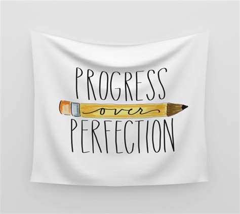 Progress Over Perfection - Etsy