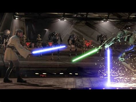 Obi-Wan Kenobi vs General Grievous | Full Fight Scene - Star Wars: Revenge of the Sith - YouTube