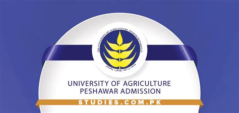 Agriculture University Peshawar Admission 2023 Challan Form - Admission Forms 2023