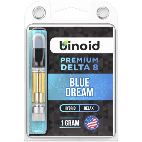 BINOID Delta 8 THC Vape Cartridge - Blue Dream | VapeFuse