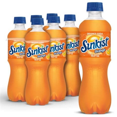 Sunkist® Orange Soda Bottles, 6 pk / 16.9 fl oz - Fred Meyer