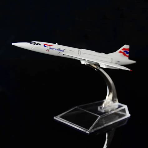 1:400 16cm British Concorde Metal Airplane Model Office Decoration Toy Gift Idea-in Diecasts ...