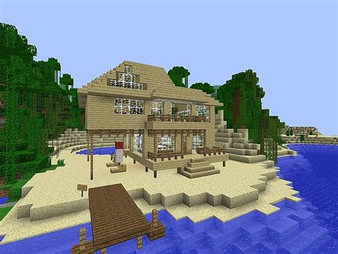 Minecraft Beach House Minecraft Project