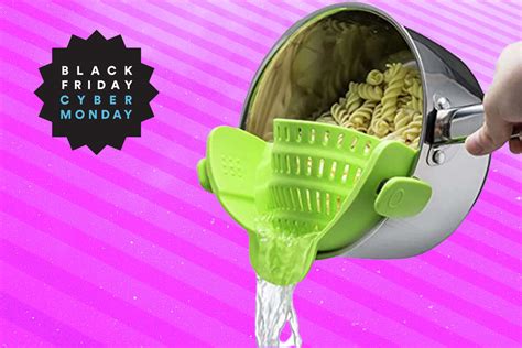 Amazon has a pasta strainer on sale for Black Fricay