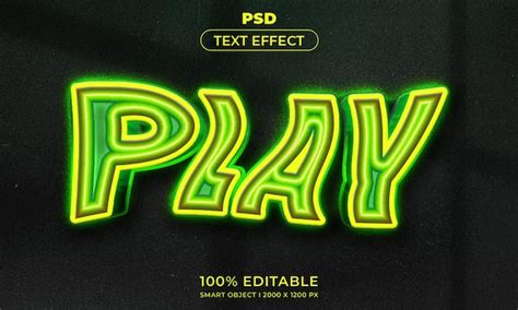 Premium PSD | 3d editable text and logo effect style mockup with dark abstract background