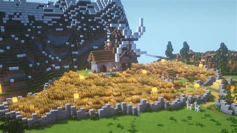 Been seeing lots of wheat farm post, and here’s mine : r/Minecraft