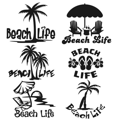 Beach Life Svg Cuttable Design | Silhouette, Beach life, Clip art