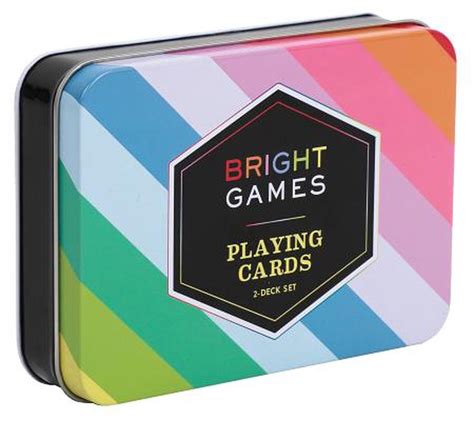 Bright Games 2-deck Set of Playing Cards by Chronicle Books ...