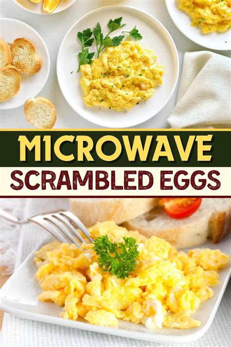 Easy Microwave Scrambled Eggs - Insanely Good