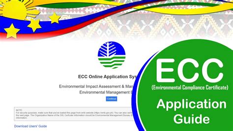 How to apply for an Environmental Compliance Certificate in the ECC ...