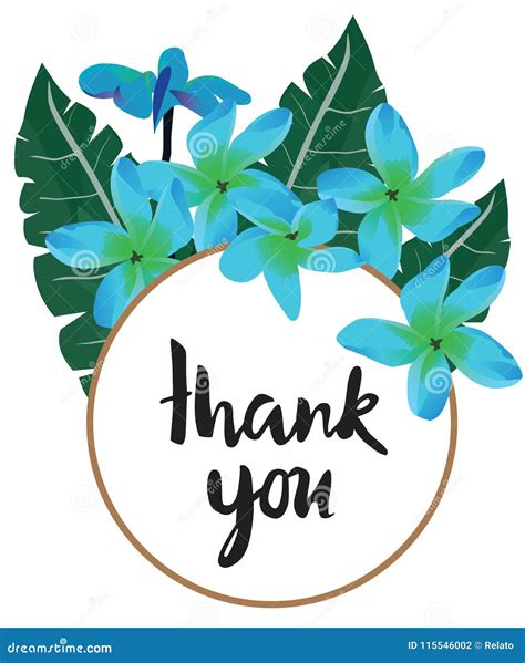 Clipart Thank You And Flowers