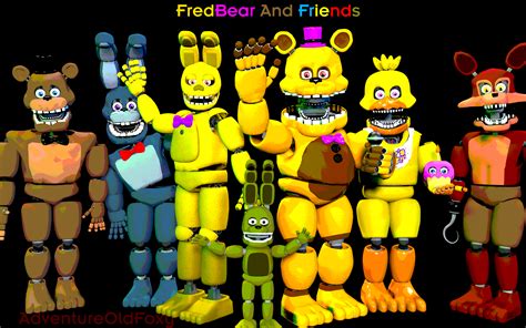 FredBear And Friends (Cinema4d) (Wallpaper) by AdventureOldFoxy on ...